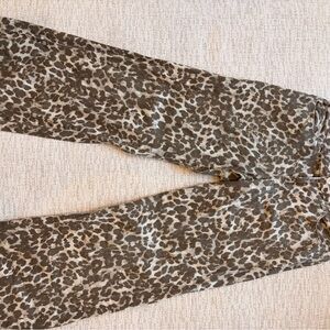 Leopard Print Women Jeans